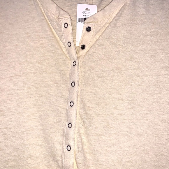 NWT Gap Cotton Blend Top Yellow Large - Picture 4 of 12